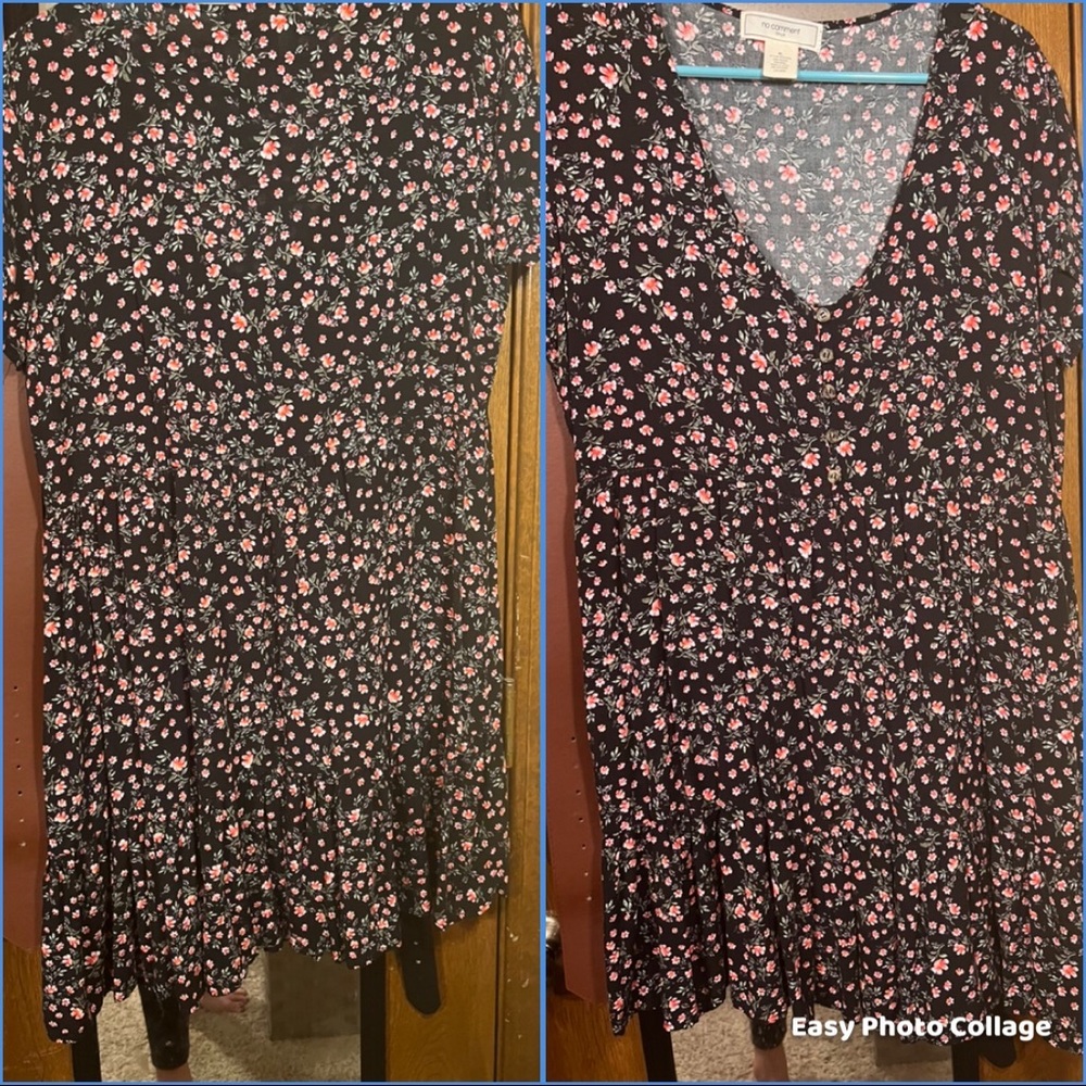 Floral baby doll dress
